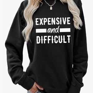 Black Graphic Sweatshirt